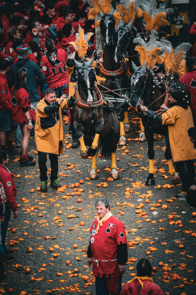 Carnevale di Ivrea 2024 - Photo by Joey Shaw