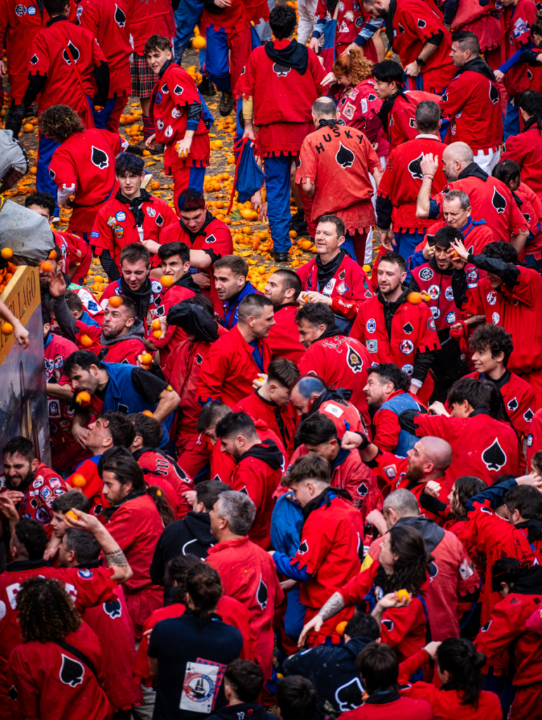 Carnevale di Ivrea 2024 - Photo by Joey Shaw