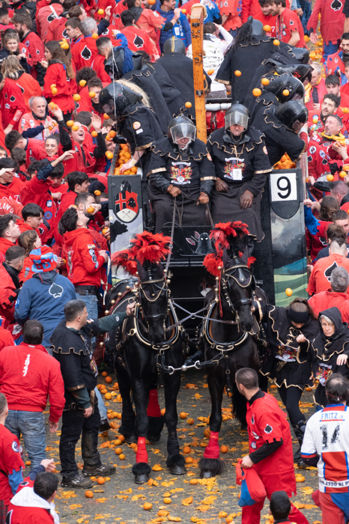 Carnevale di Ivrea 2024 - Photo by Joey Shaw