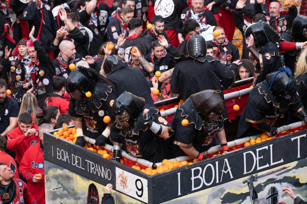 Carnevale di Ivrea 2024 - Photo by Joey Shaw