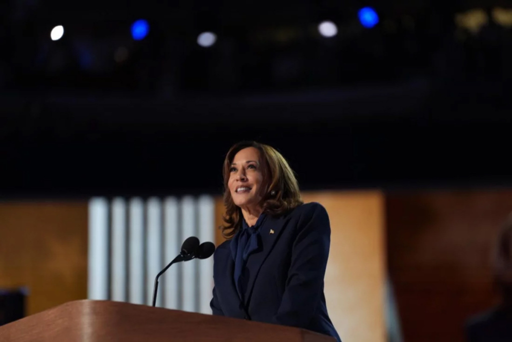 Kamala Harris accetta la candidatura